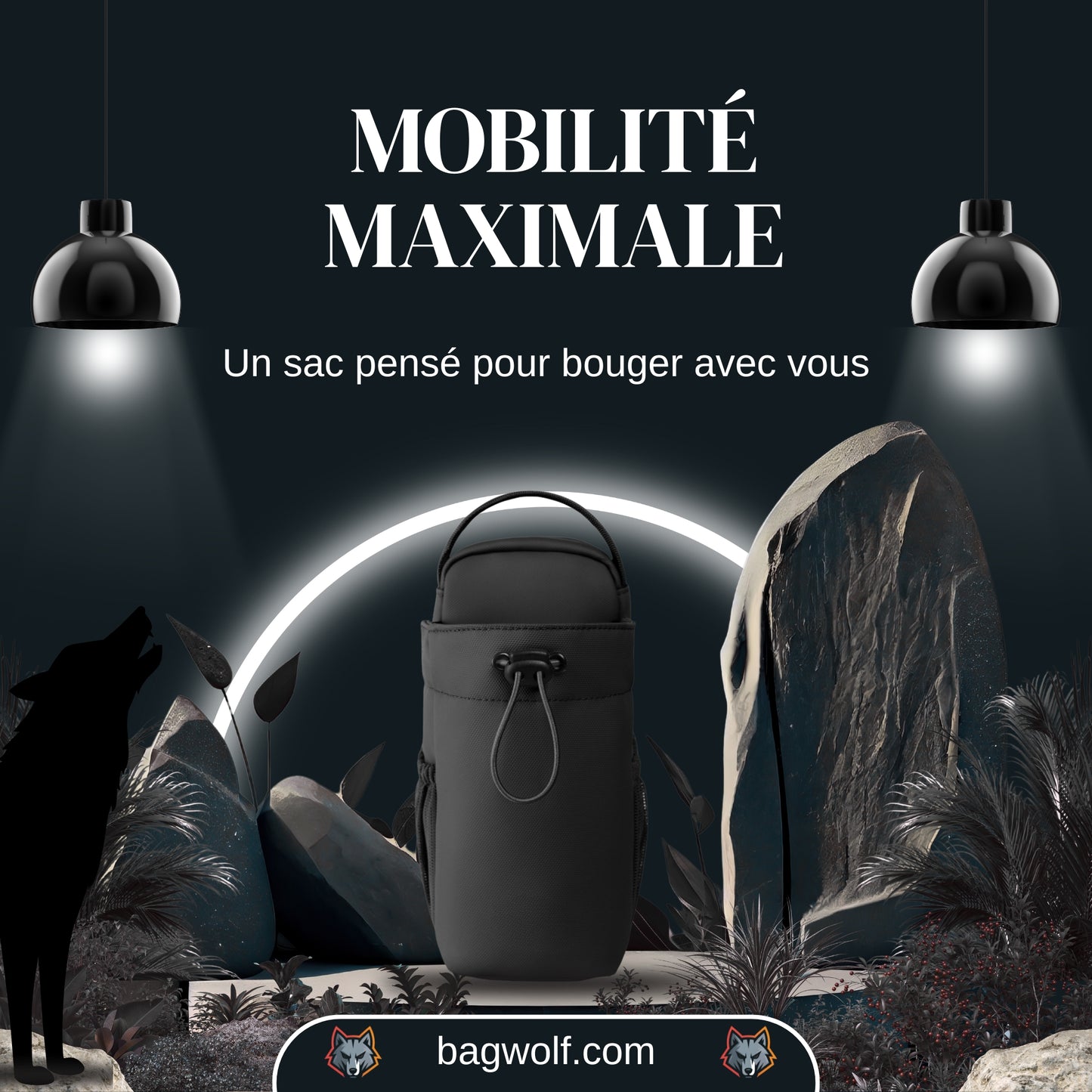 Sac de sport magnétique